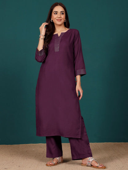 Dhiyona VA Women's Regular Kurta with Trousers & With Dupatta