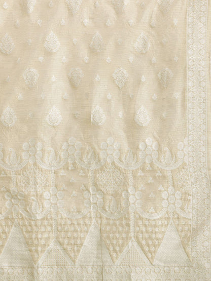 Dhiyona IE Woven Design Kurta With Trousers & Dupatta