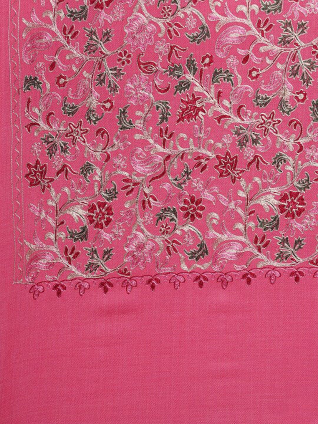 Dhiyona PA Floral Embroidered Woolen Shawl