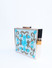 Dhiyona NR Blue & Gold-Toned Embroidered Box Clutch