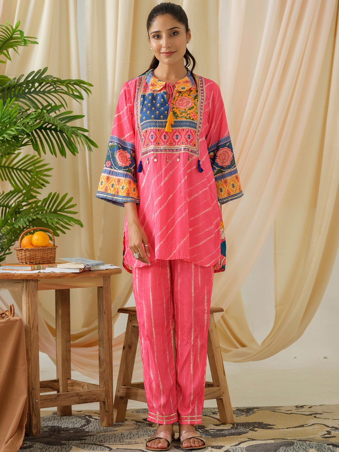 Dhiyona IE Printed Top & Trousers