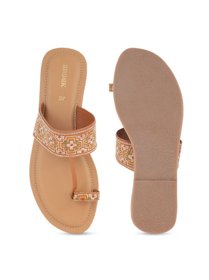 Dhiyona AK Embellished One Toe Flats