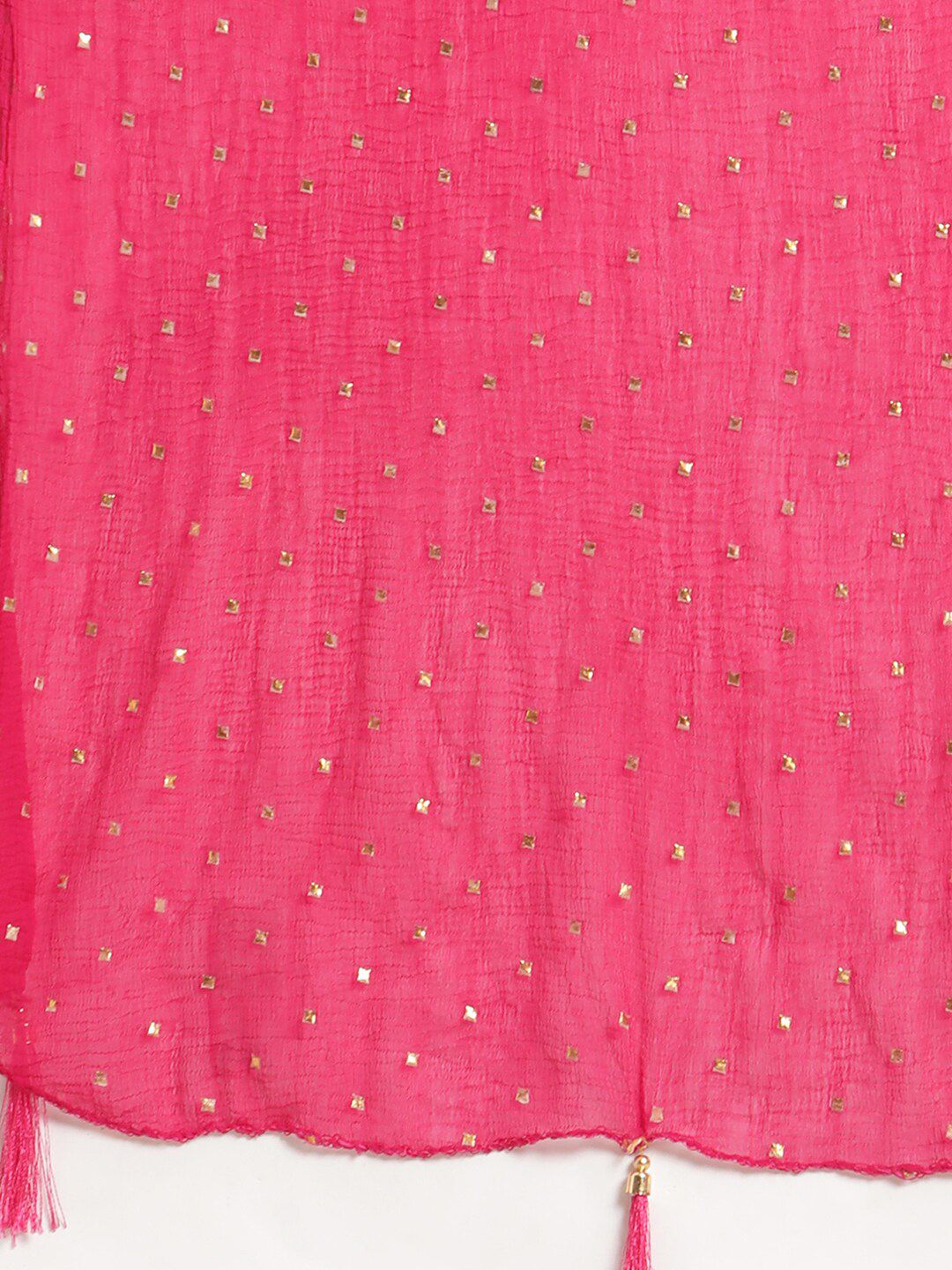 Dhiyona VA Women's Yellow Floral Printed Straight Pure Cotton Kurta & Sharara With Dupatta
