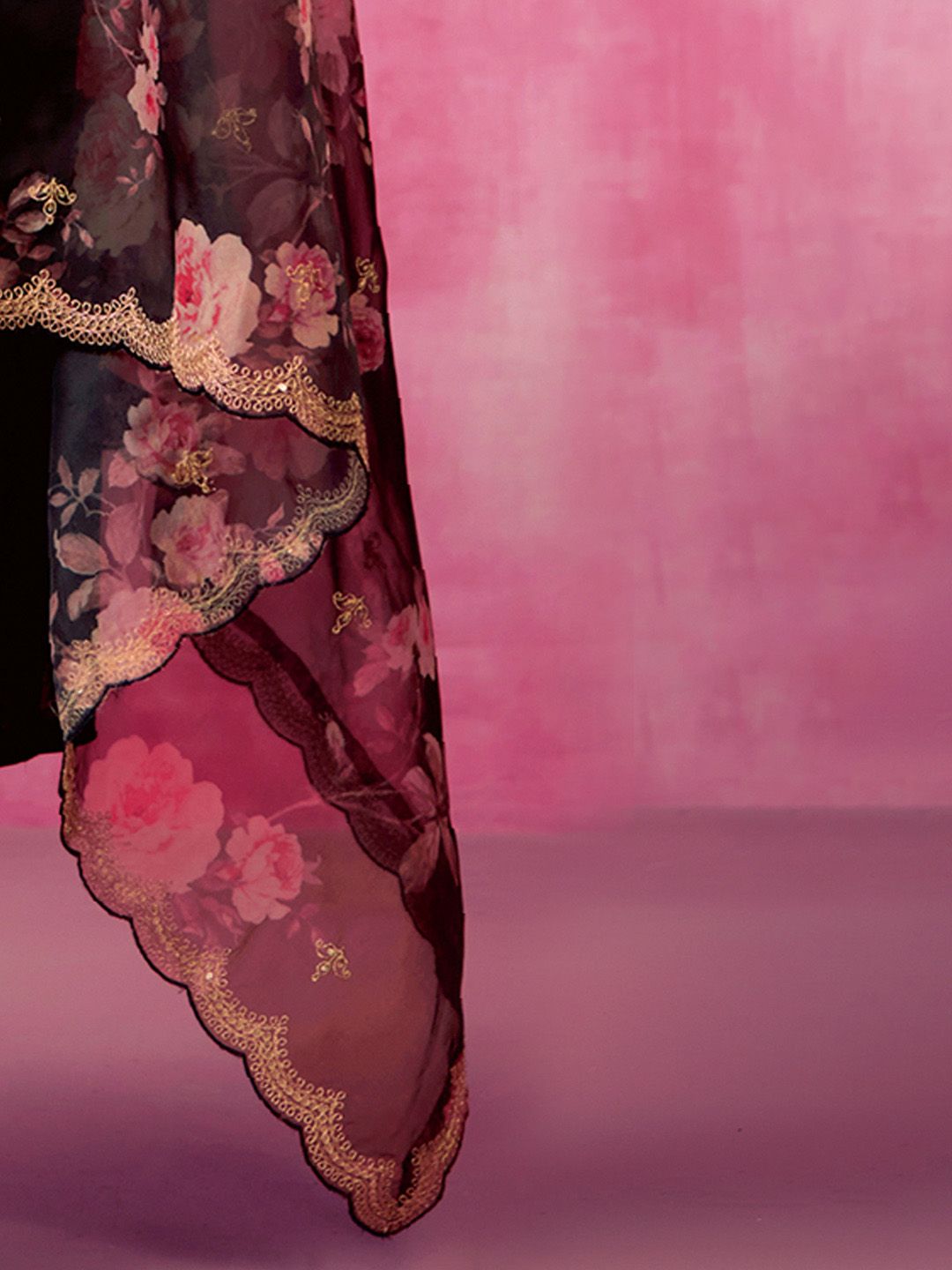 Women Floral Embroidered Regular Kurta Trousers With Dupatta