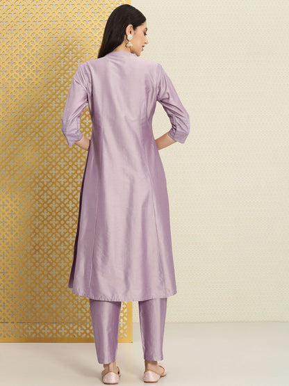 Dhiyona PD Women Women Ethnic Motifs Thread Work Jashn Kurta with Trousers