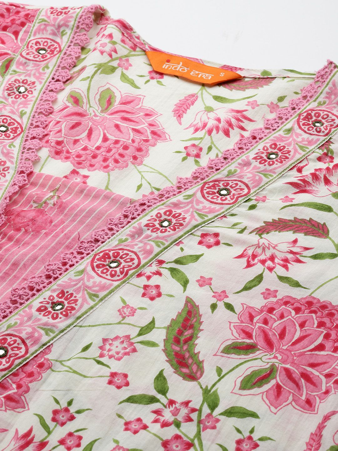 Dhiyona IE Women Floral Printed Kurta with Trousers & Dupatta
