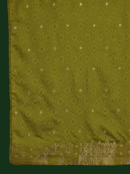 Dhiyona SN Women's Embroidered V-Neck Kurta With Trousers & Dupatta