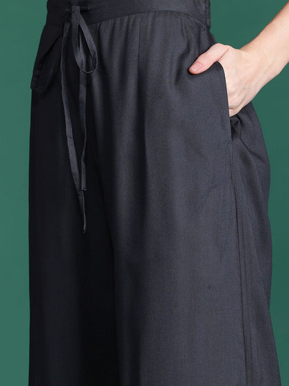 Geometric Printed Regular Kurta with Palazzos & With Dupatta