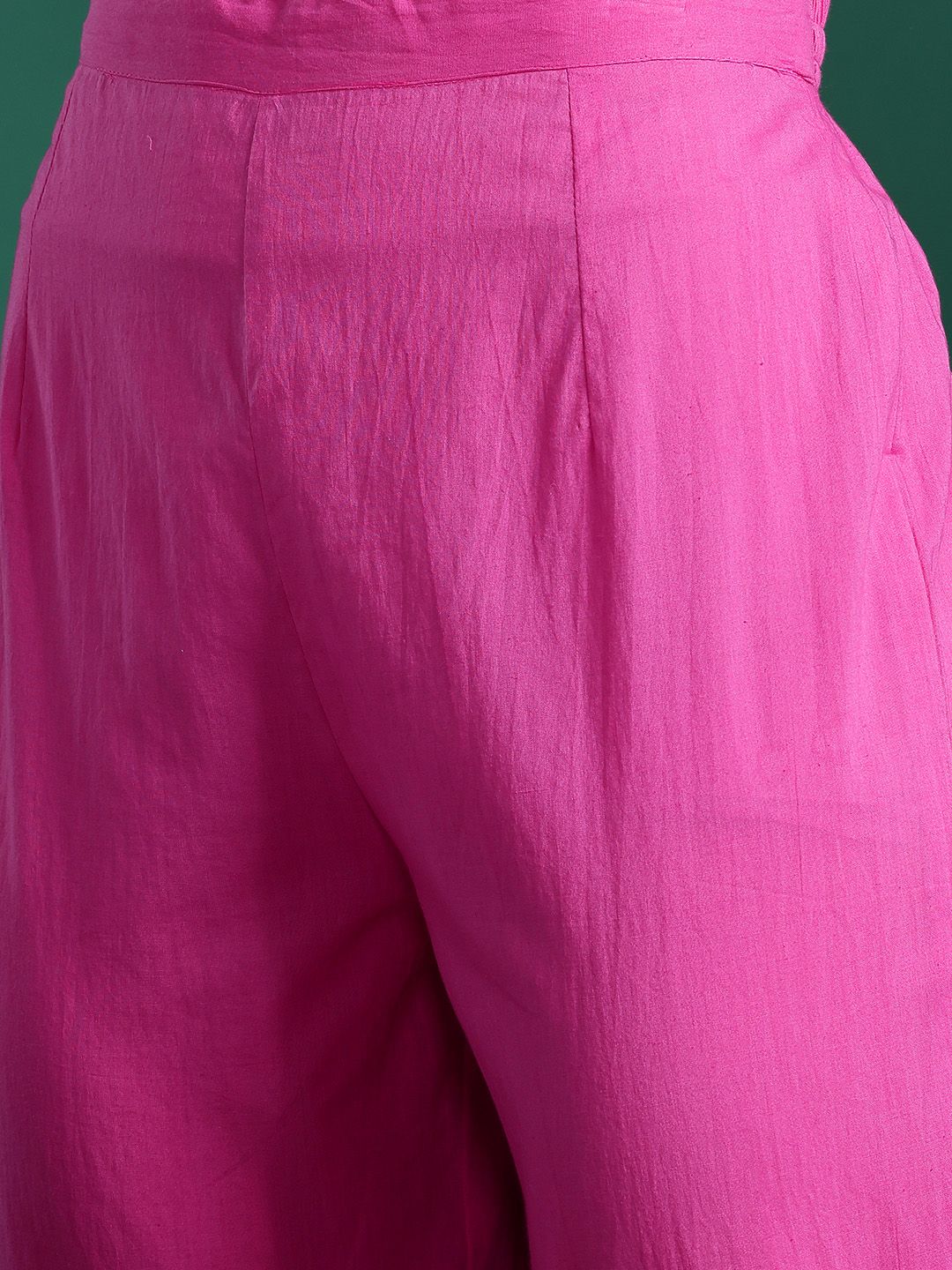 Floral Printed Pure Cotton Kurta with Trousers & Dupatta