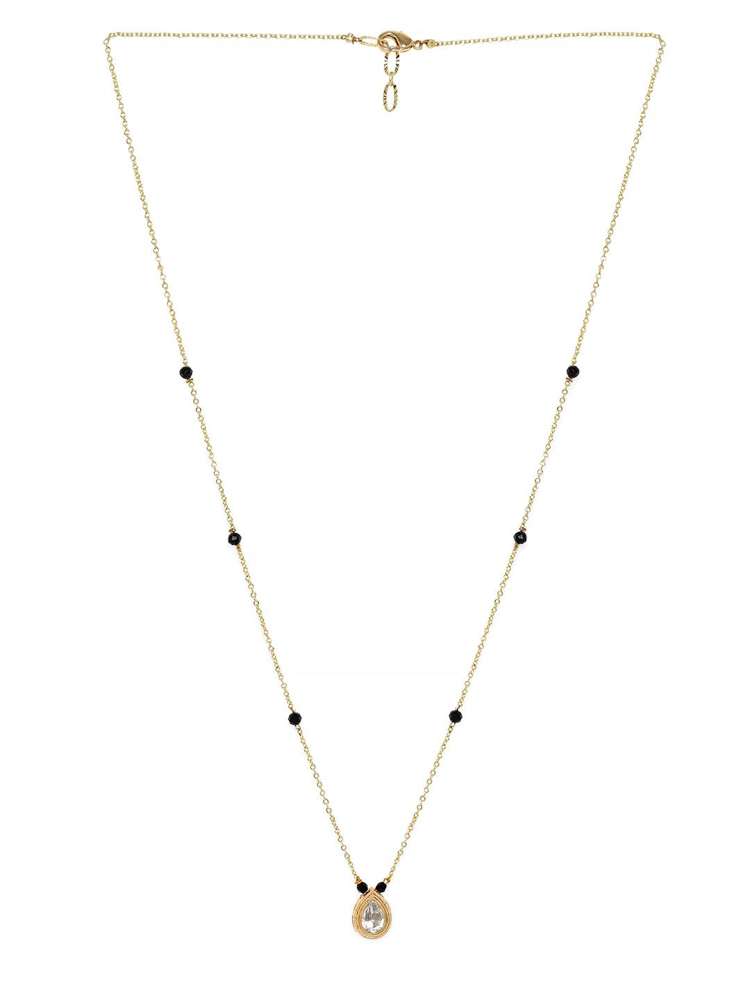 Dhiyona RJ Women's Gold-Plated Studded Mangalsutra
