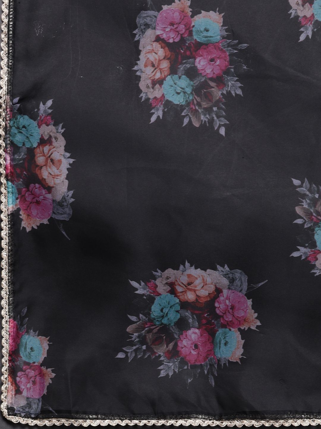 Women Yoke Design Regular Pure Cotton Kurta with Palazzos & With Dupatta