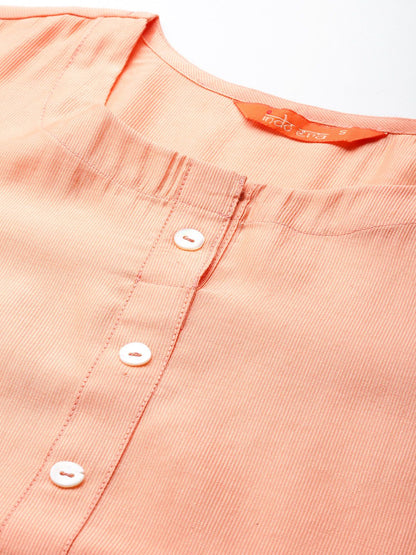 Dhiyona IE Women Striped Liva Kurta