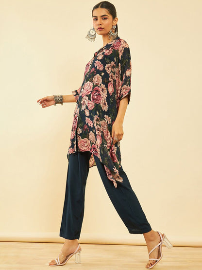 Dhiyona SO Women's Women Floral Printed Kurta Sets
