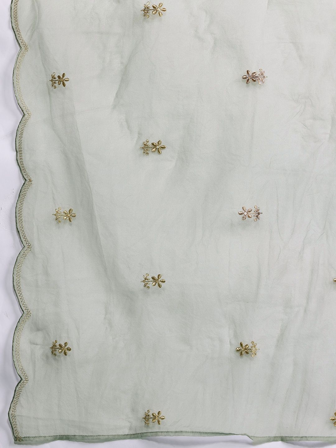 Women Ethnic Motifs Embroidered Regular Kurta with Trousers & With Dupatta