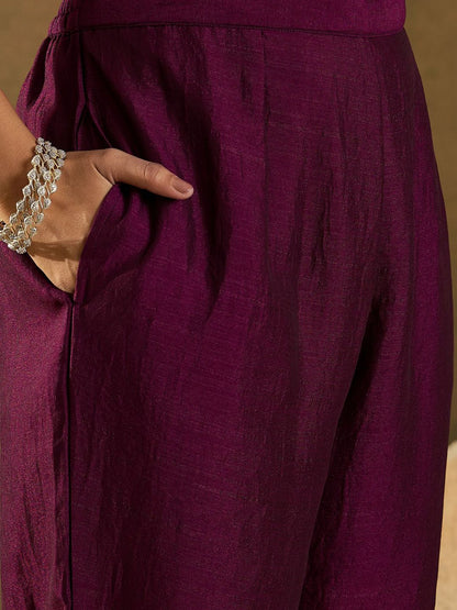 Women Ethnic Motifs Embroidered Regular Kurta with Trousers & With Dupatta