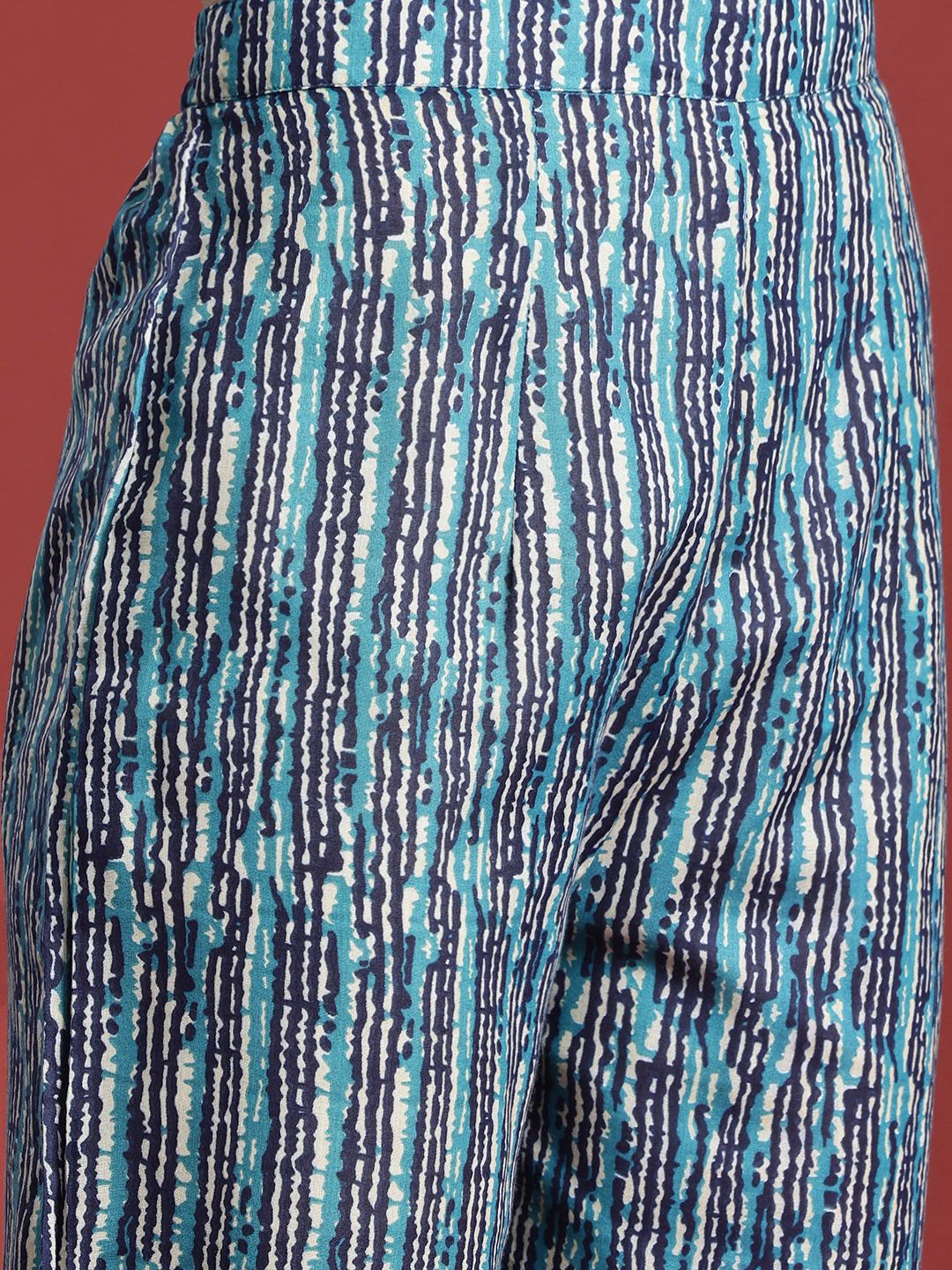 Women Ethnic Motifs Printed Pure Cotton Kurta with Trousers & With Dupatta