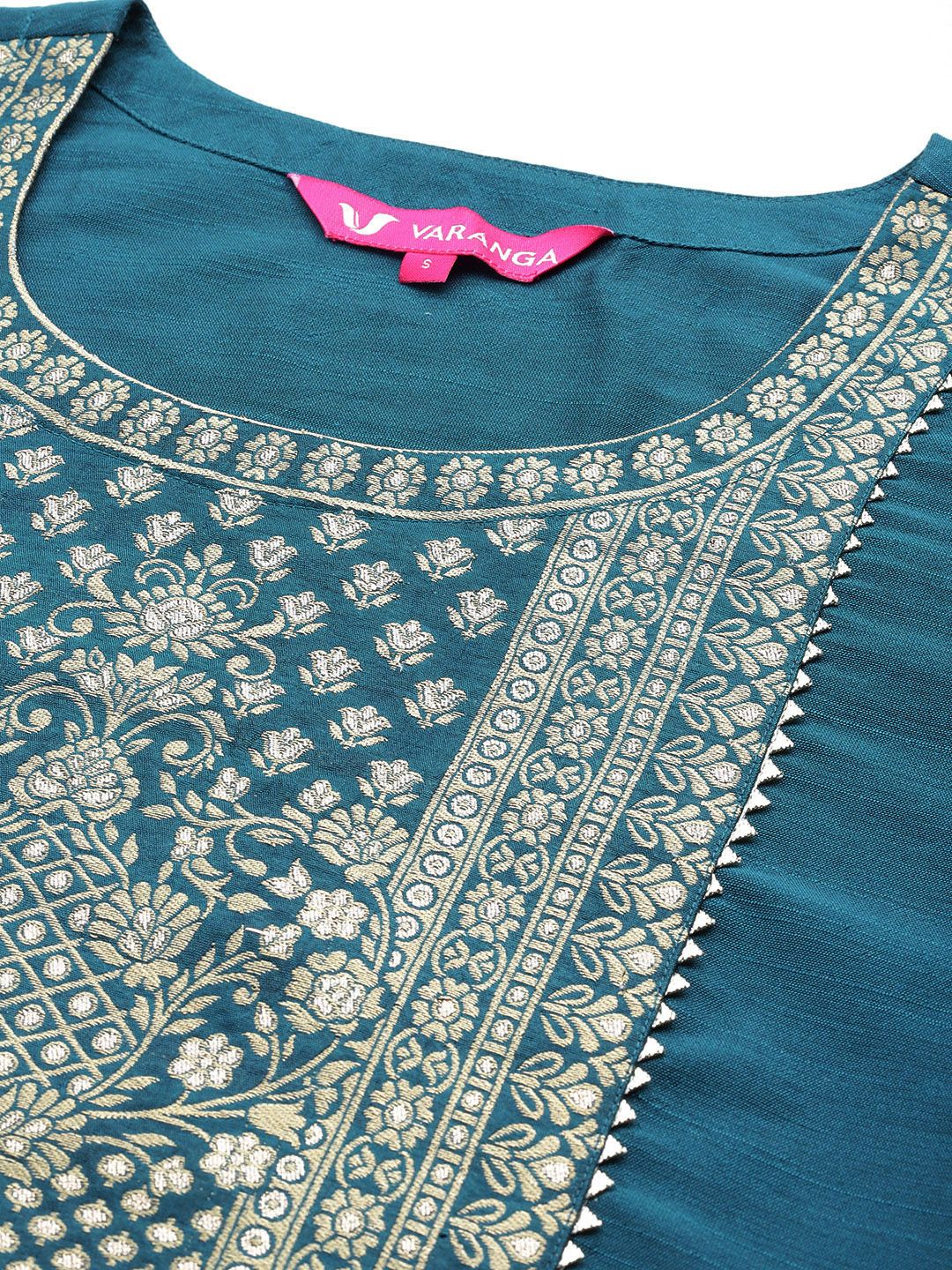 Dhiyona VA Women's Yoke Design Regular Kurta with Trousers & With Dupatta