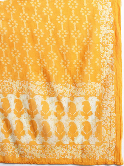 Dhiyona IE Paisley Printed Pure Cotton Kurta with Trousers & With Dupatta