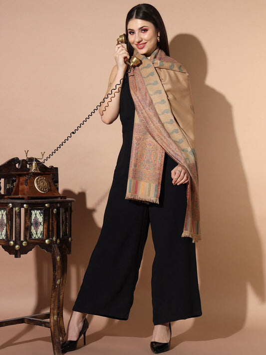 Dhiyona PA Ethnic Motifs Woven Design Jamawar Shawl