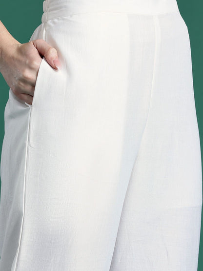 Dhiyona IE Ethnic Motifs Embroidered Kurta with Trousers & Dupatta