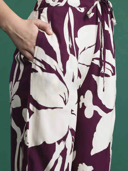 Dhiyona IE Floral Printed Kurta with Salwar with Sequinned Detail