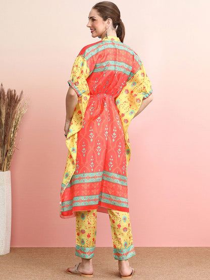 Dhiyona IE Printed Top & Trousers Co-Ords