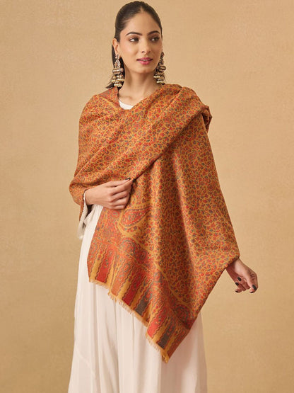 Dhiyona PA Floral Woven Design Mehak Kaani Shawl