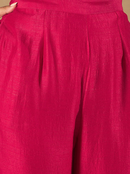 Dhiyona IE Women Embroidered Regular Kurta with Trousers & With Dupatta