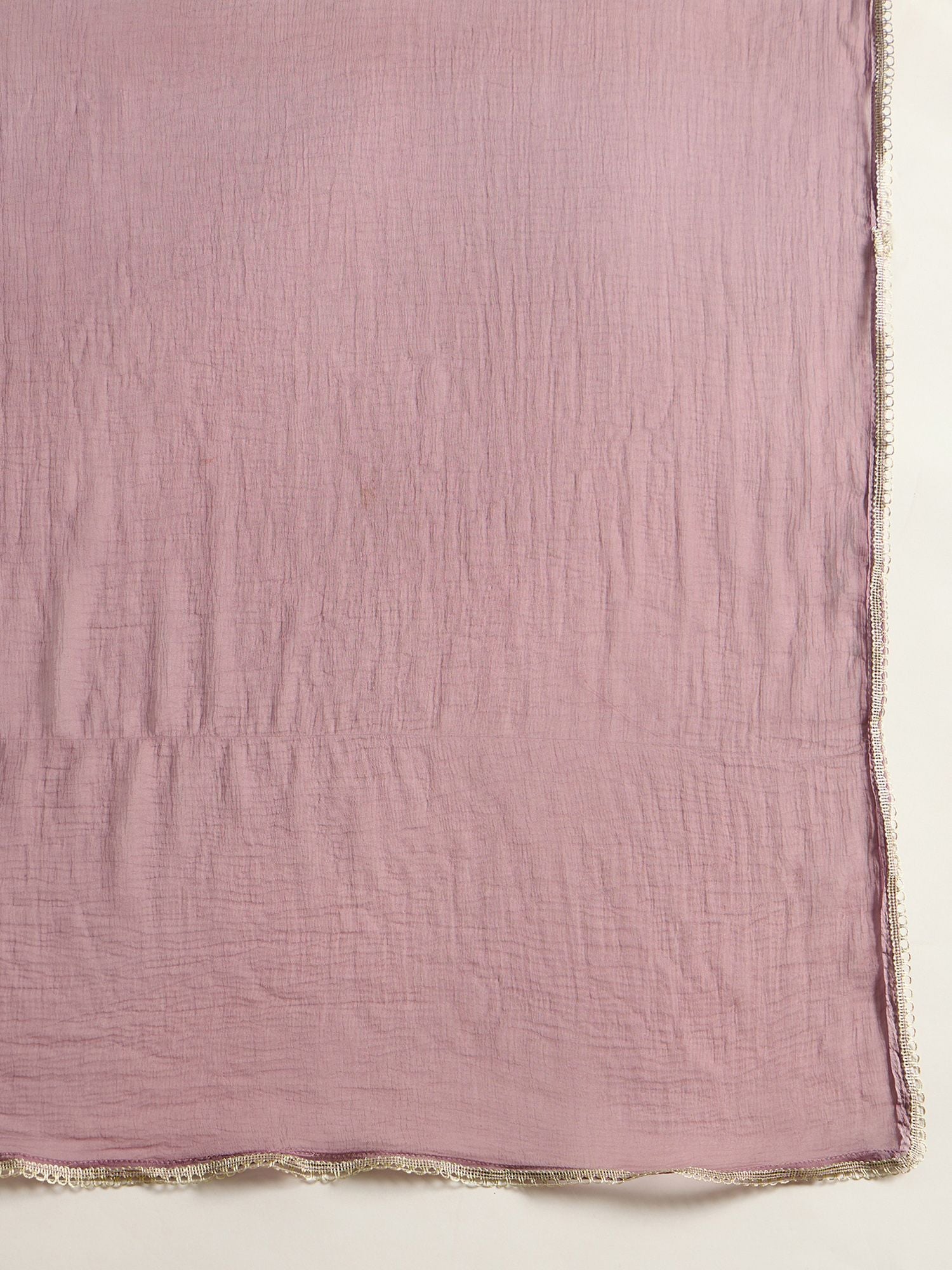 Floral Embroidered Embellished Straight Kurta with Trouser And Dupatta