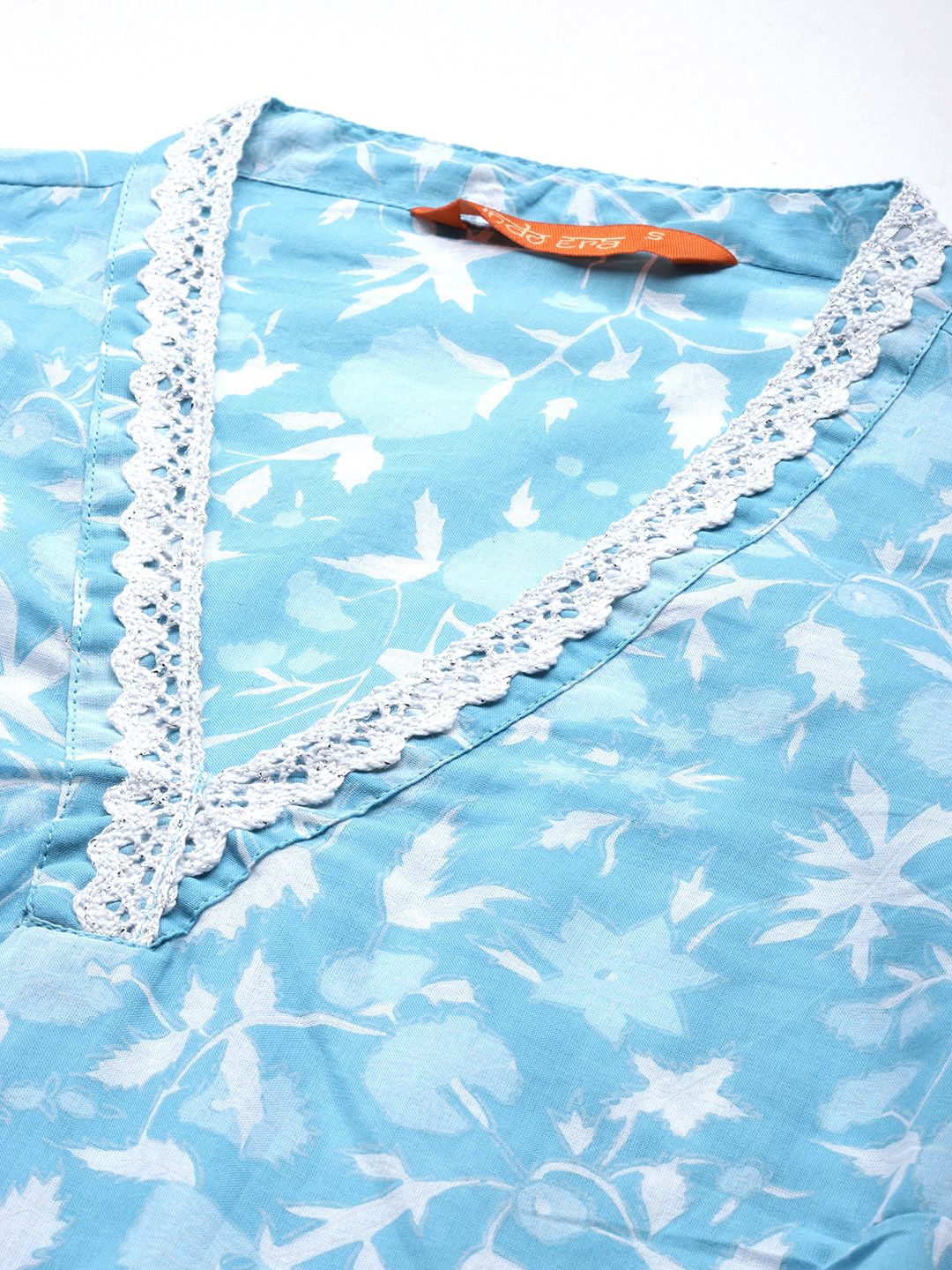 Dhiyona IE Floral Printed Pure Cotton Co-Ords