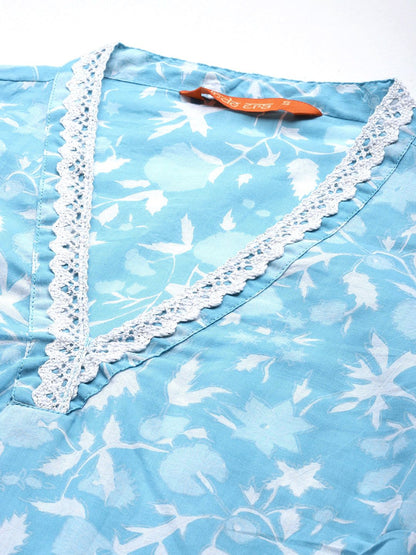 Dhiyona IE Floral Printed Pure Cotton Co-Ords