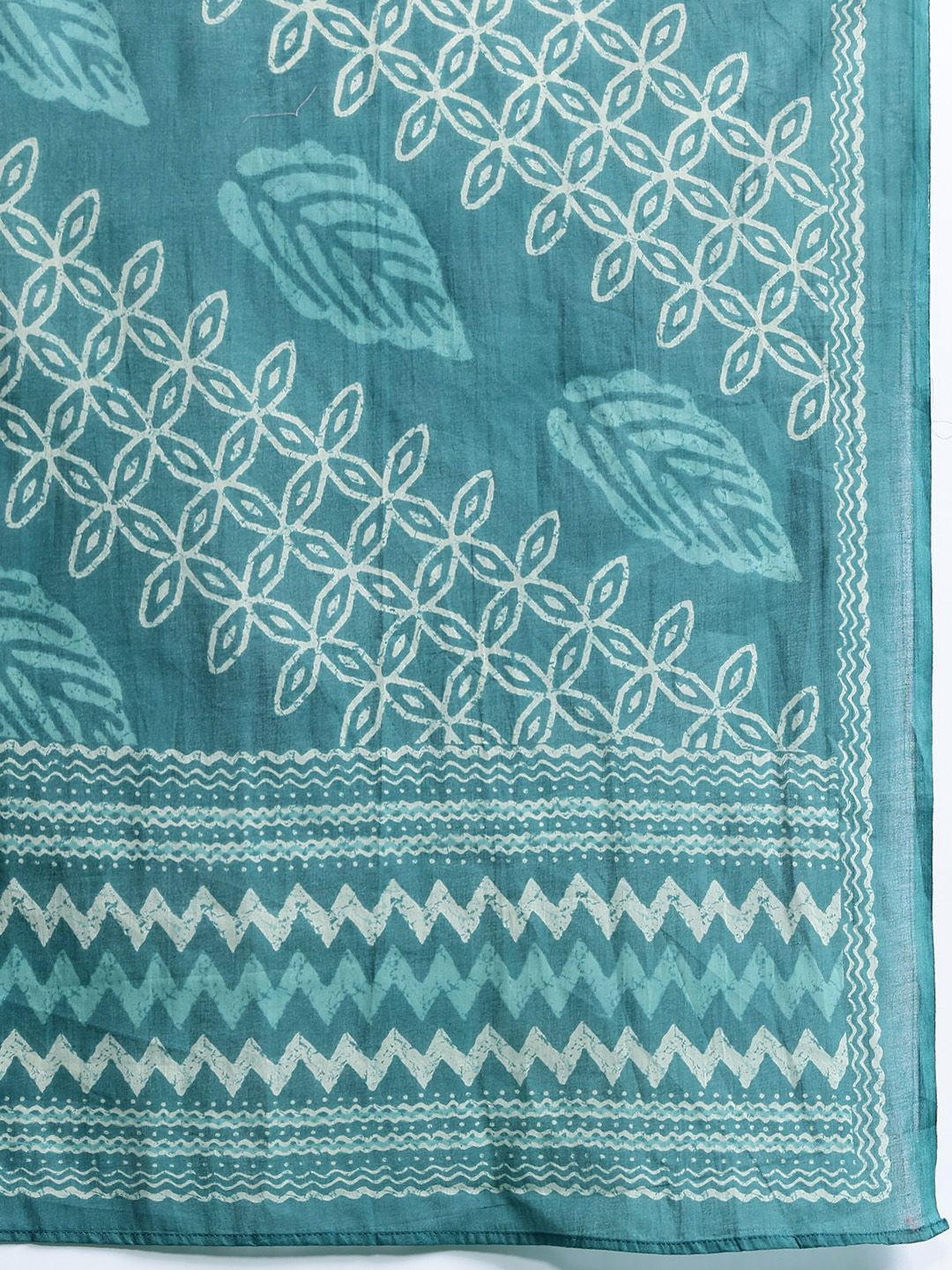 Women Printed Regular Pure Cotton Kurta with Trousers & With Dupatta