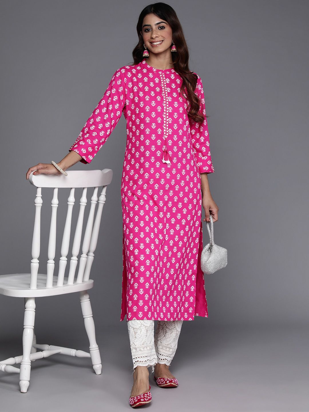 Dhiyona IE Women Ethnic Motifs Printed Kurta