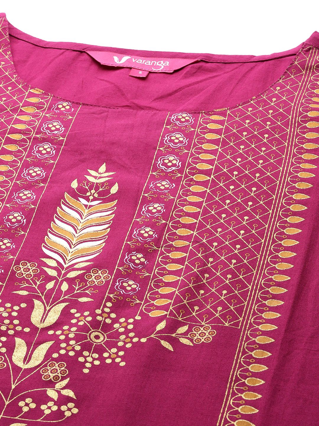 Dhiyona VA Women'sFloral Printed Regular Kurta With Palazzos & Dupatta