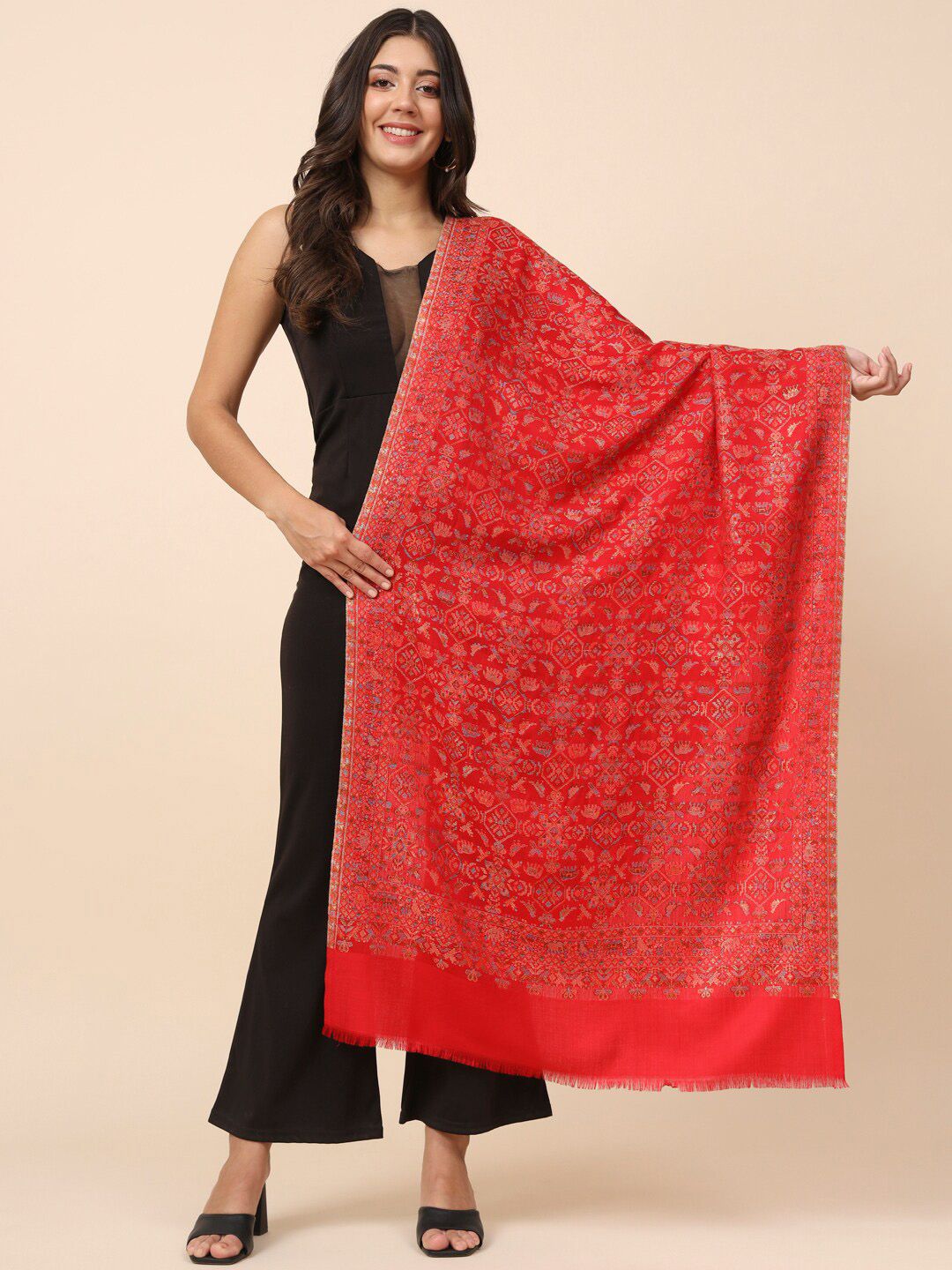 Dhiyona PA Floral Woven Design Shawl