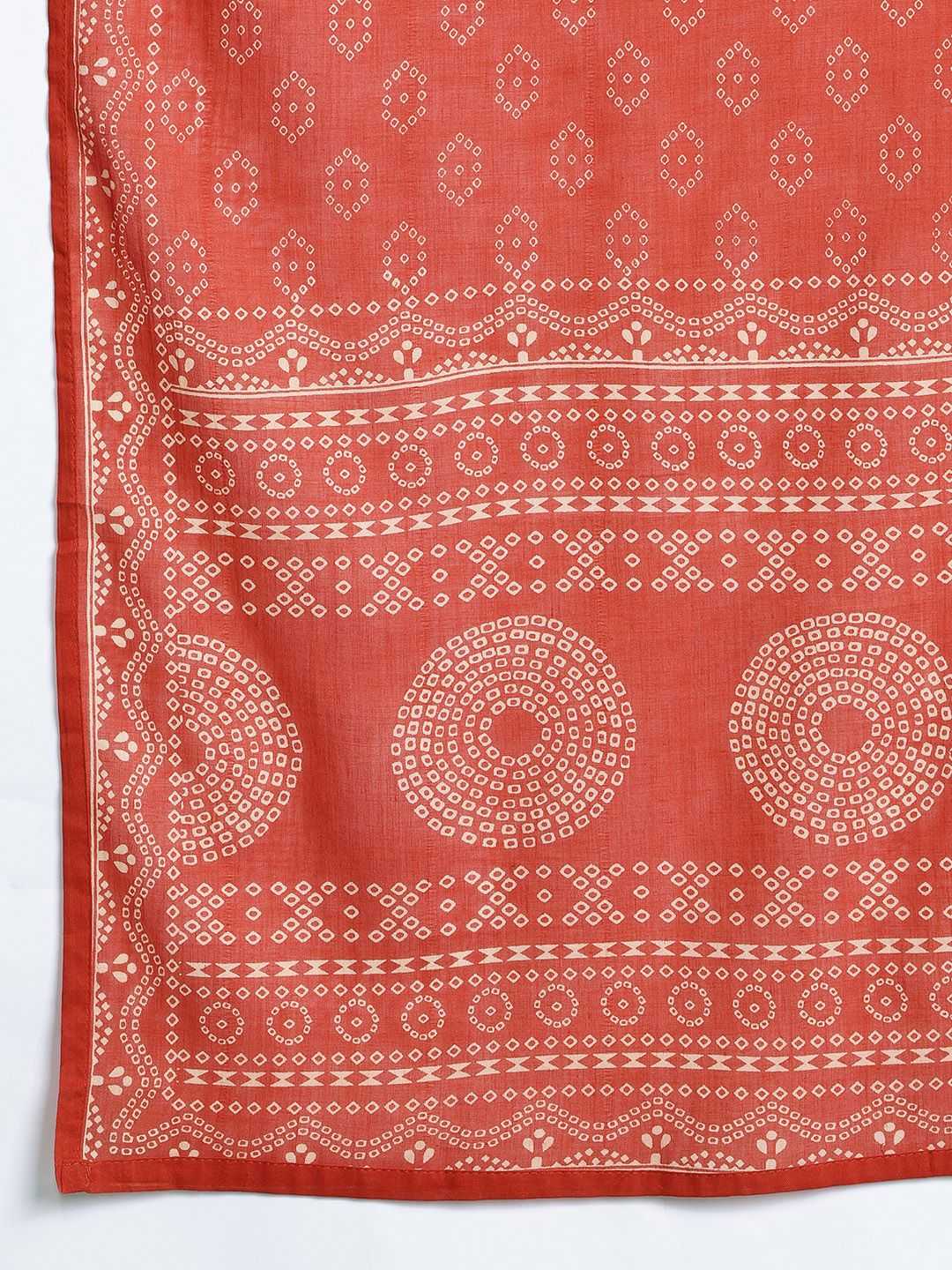 Ethnic Motifs Printed Pure Cotton Kurta with Trousers & Dupatta