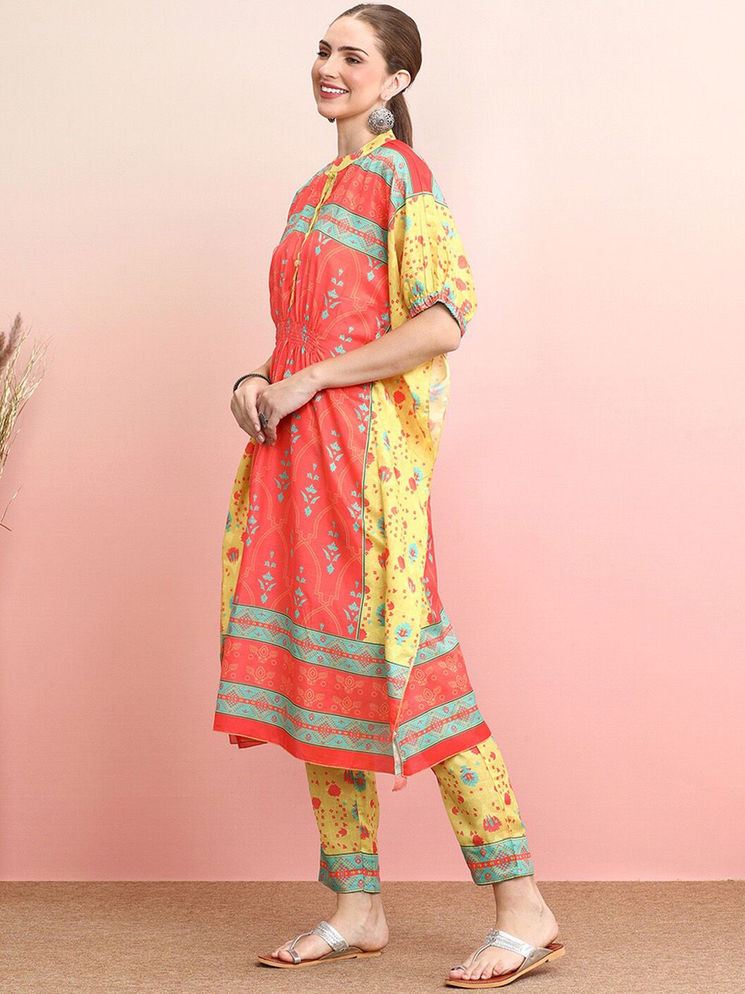 Dhiyona IE Printed Top & Trousers Co-Ords