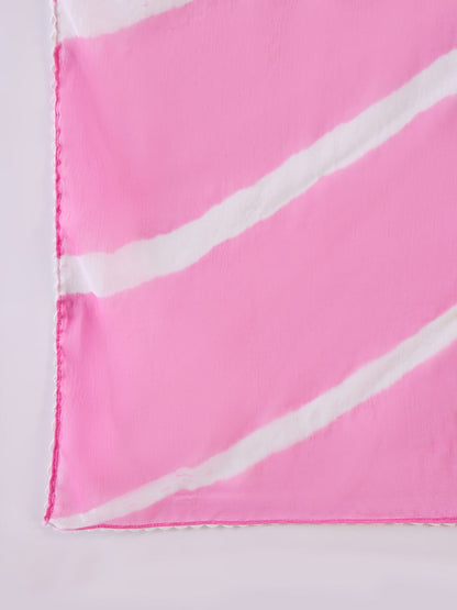 Floral Embroidered Thread Work Pure Cotton Straight Kurta With Trousers & Dupatta