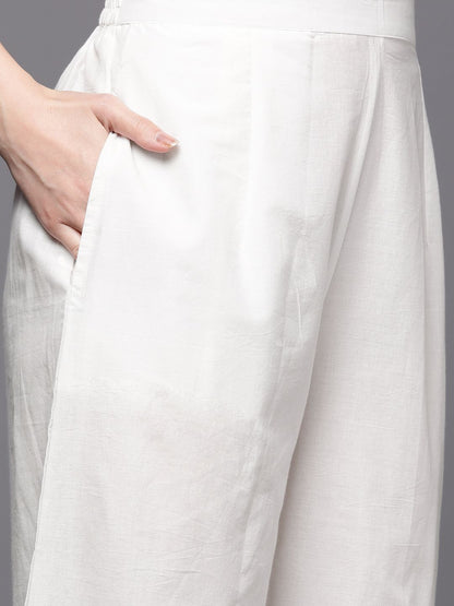 Women Red Floral Printed Kurta with Palazzos & Dupatta