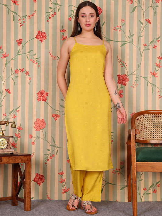 Dhiyona OD  Floral Regular Kurta with Trousers
