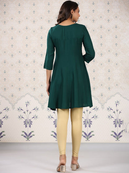 Dhiyona OD  Floral Yoke Design Thread Work Kurta