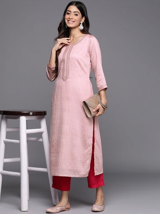 Dhiyona LB Women's Pastels Dobby Kurta