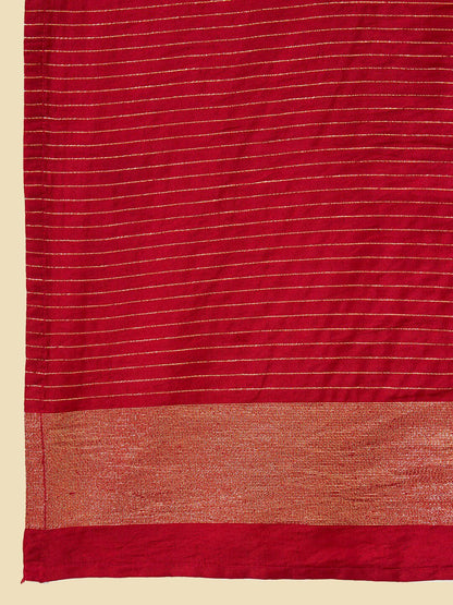 Dhiyona SO Women's Grey Floral Embroidered Layered Thread Work A-Line Kurta With Trousers & Dupatta