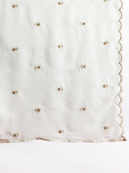 Women Paisley Embroidered Kurta with Trousers & With Dupatta