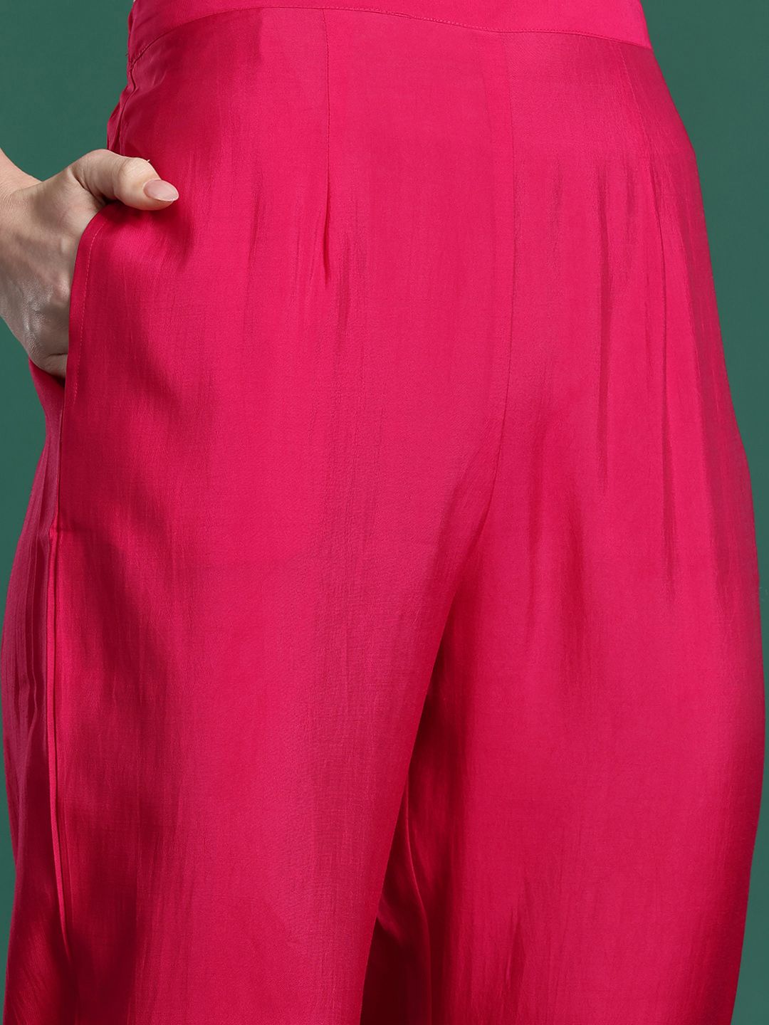 Ethnic Motifs Regular Kurta with Trousers & Dupatta