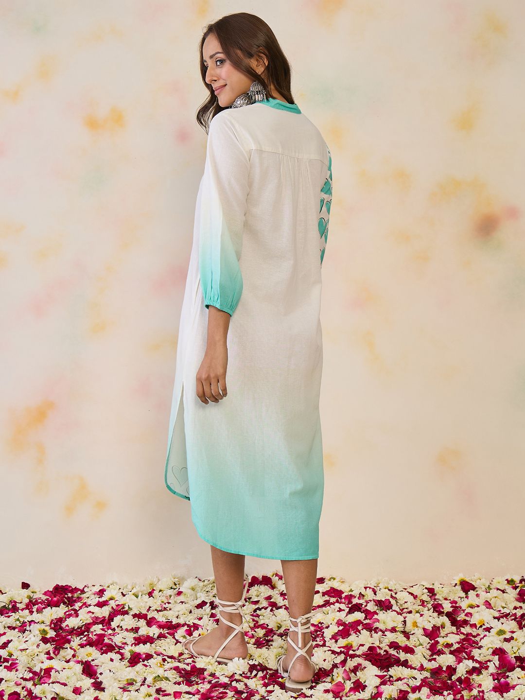 Dhiyona IE Women Ethnic Motifs Printed Floral Kurta