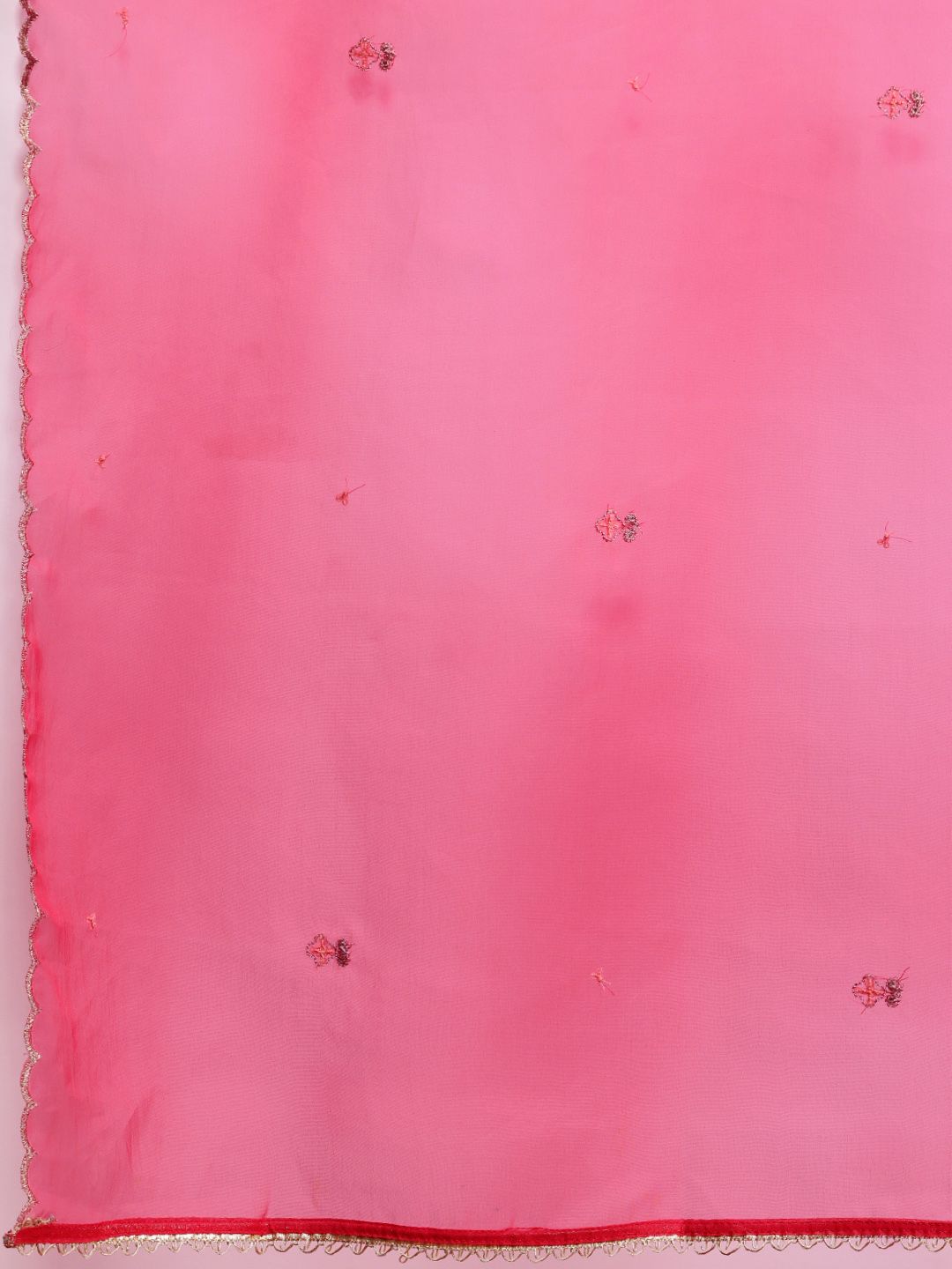 Ethnic Motifs Embroidered Sequinned Kurta With Trousers & Dupatta