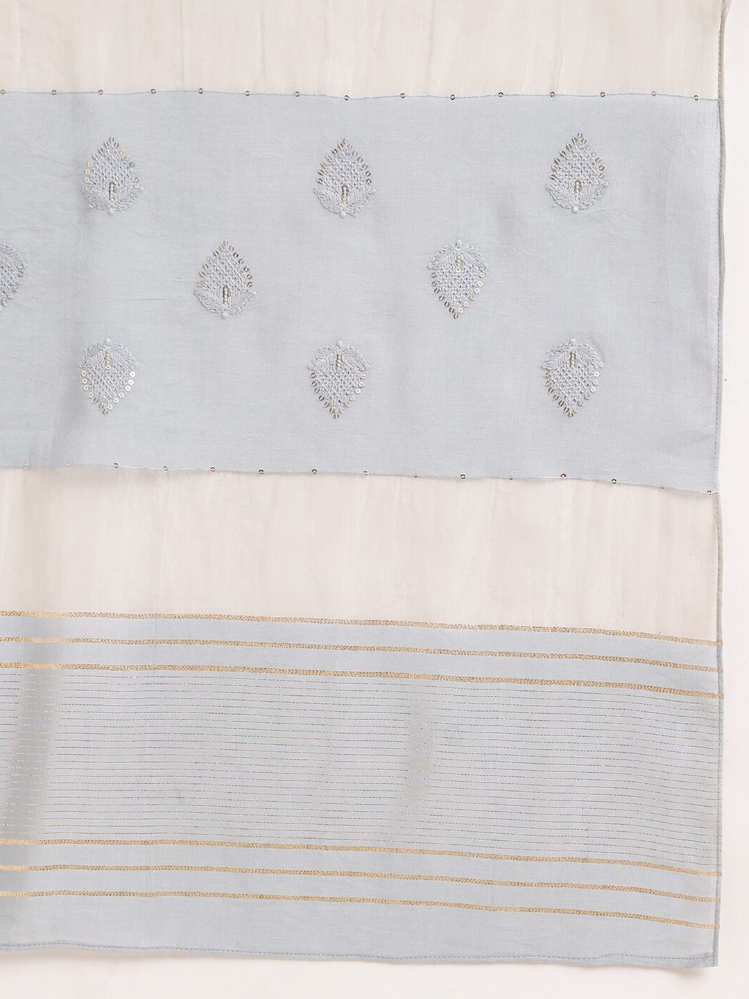 Dhiyona PD Women Yoke Design Straight Kurta & Trouser With Dupatta