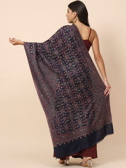 Dhiyona PA Ethnic Motifs Woven Design Shawl