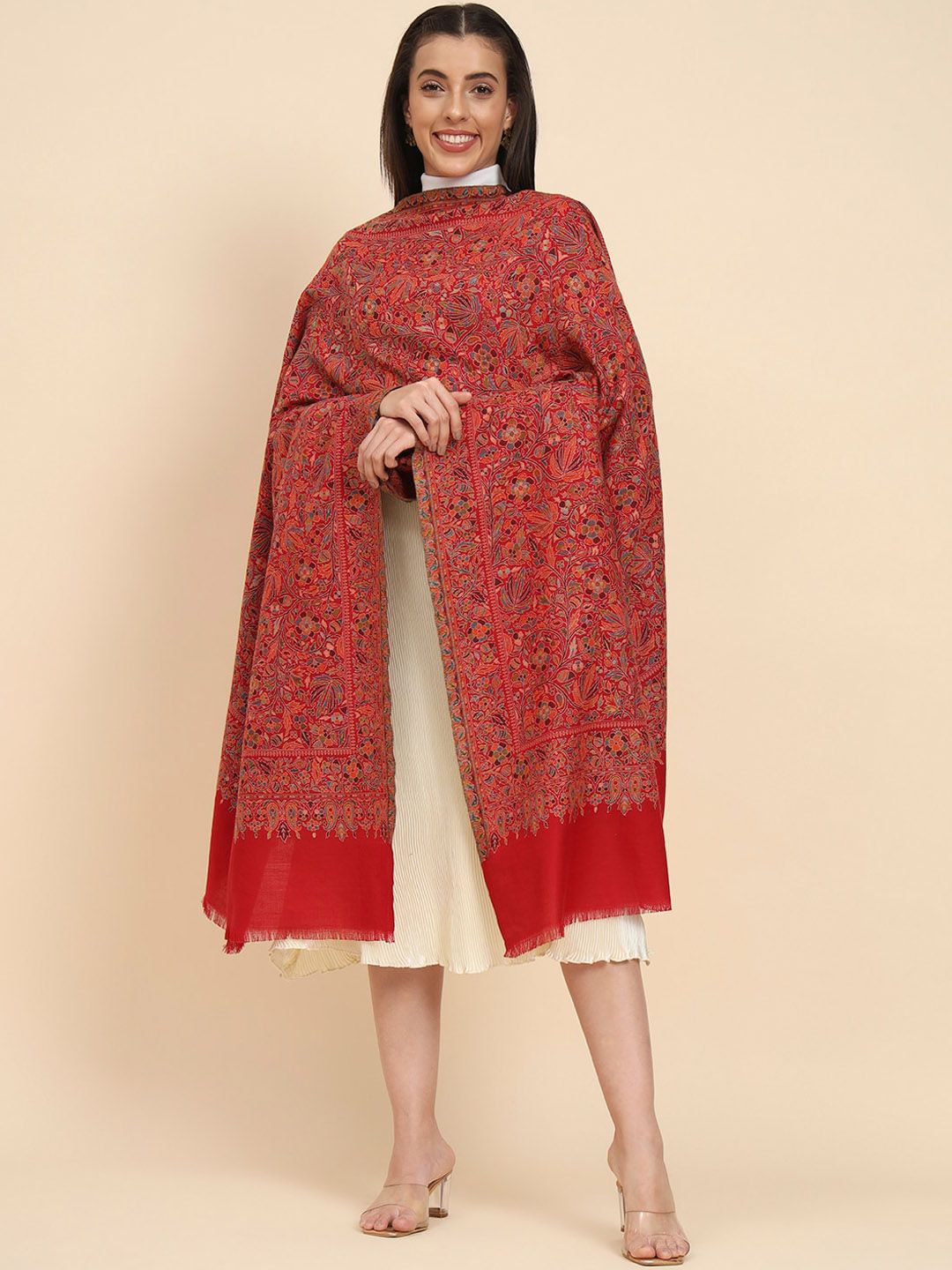 Dhiyona PA Women Kaani Woven Design Shawl